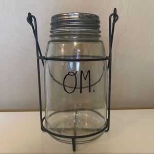 Rae Dunn Hanging Om Mason Jar